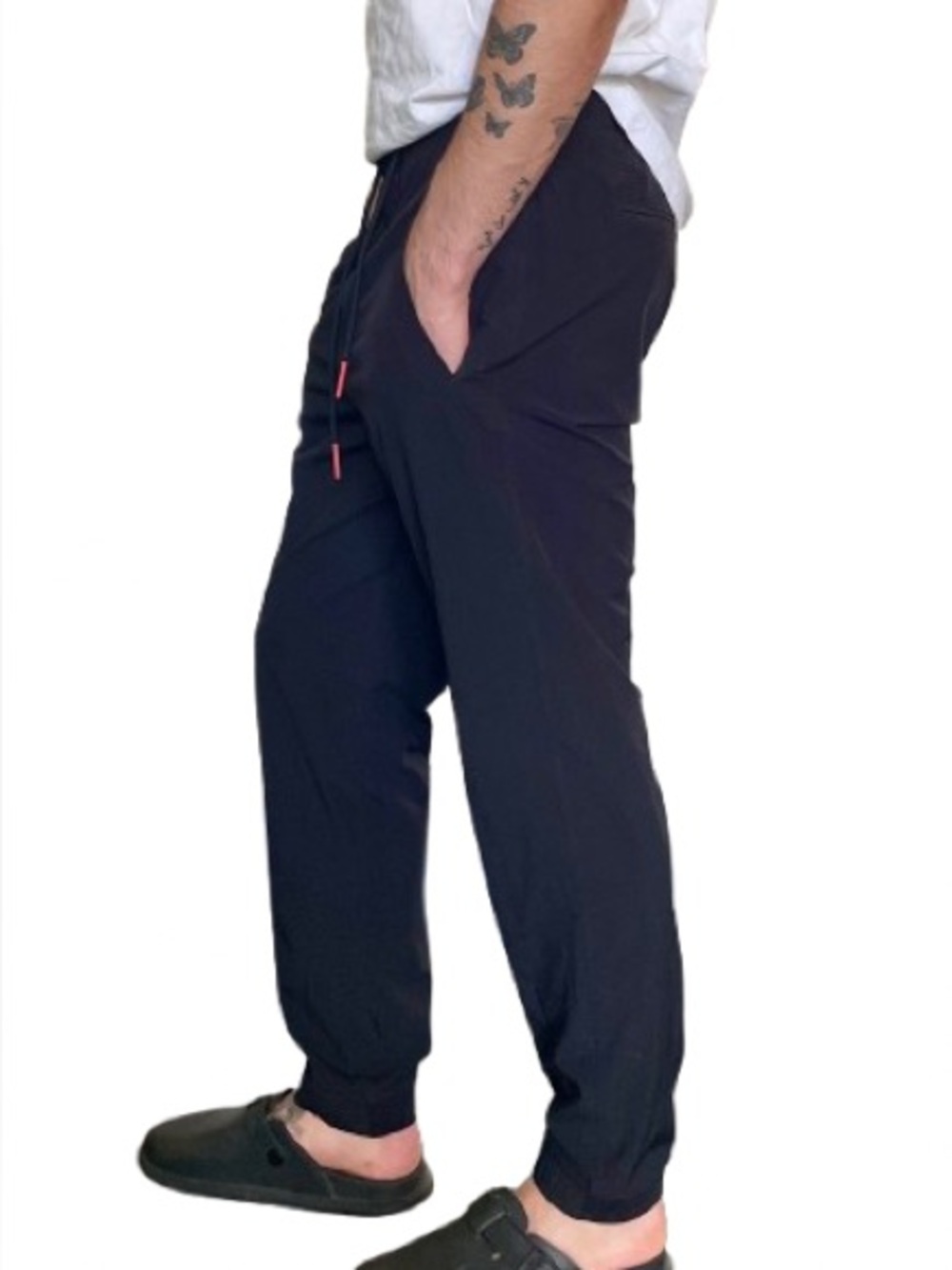 rag & bone Black Relaxed Drawstring Joggers